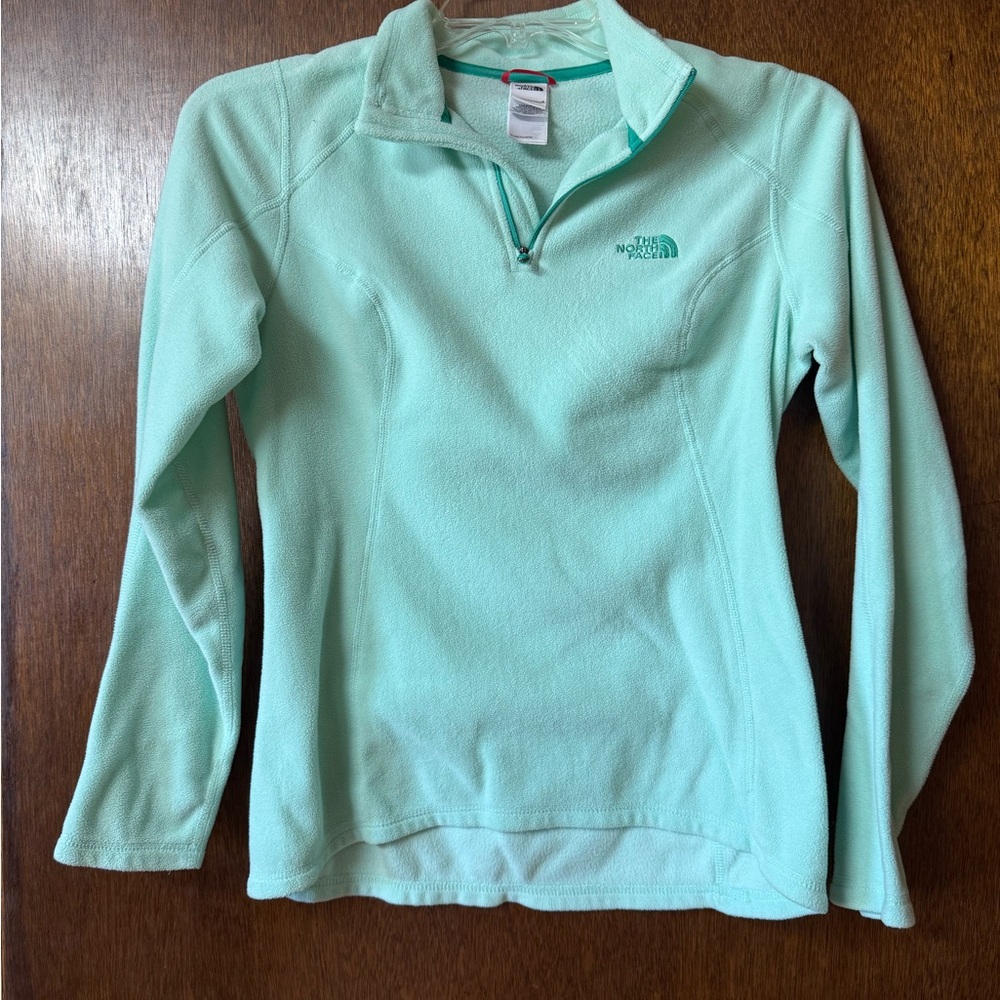The North Face Light Green Fleece Jacket